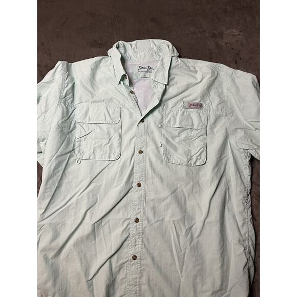 Bimini Bay Outfitters LTD Mens Button Up‎ Fishing Shirt -Short Sleeve Size XXL - Picture 1 of 5
